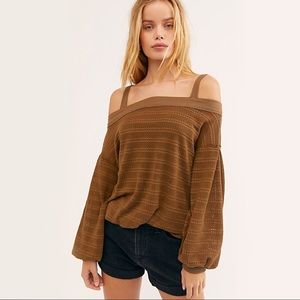 Free People Sistine Hacci Top In Moss